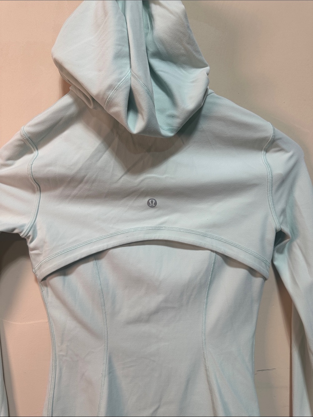 lululemon athletica Pale Blue Hooded Bomber Jacket - Picture 6 of 10